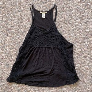 Black tank top